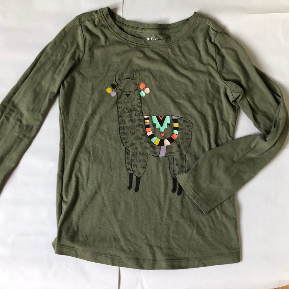 Cat and Jack Llama tee